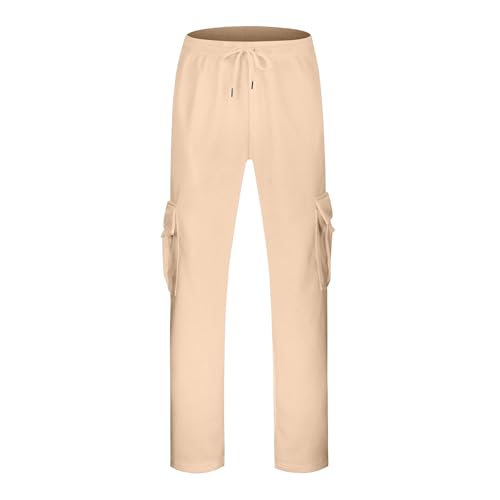 Pantalones de entrenamiento de algodón informales y de trabajo para hombre