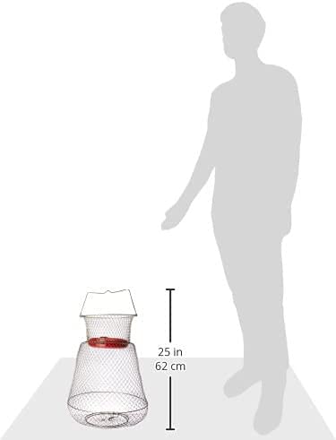 KUFA Floatable Galvanized Steel Wire Fish Basket with Float Medium(13.5