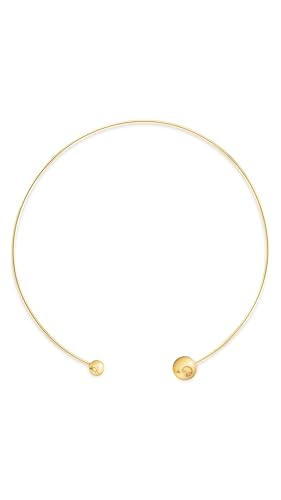 Calvin Klein Offenes Halsband für Damen Kollektion SCULPTURAL BUBBLES in Gelbgold - 35000785
