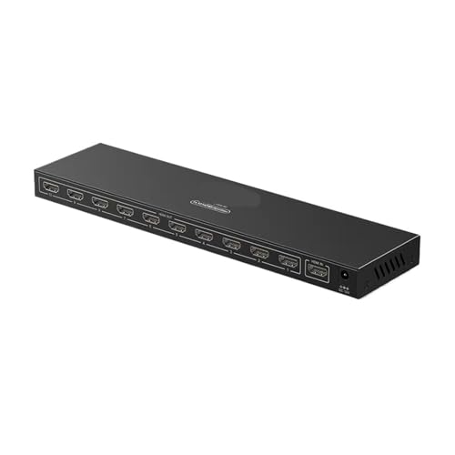 Répartiteur HDMI 4K avec une entrée et dix sorties pour écran d'ordinateur fixe
