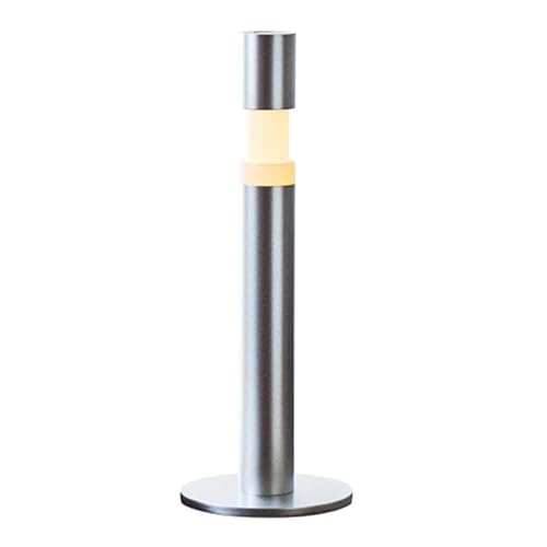 Vituord Lampada da Tavolo a Colonna a LED, Luce Decorativa da Comodino Dimmerabile, 3 Colori di Luminosità, Altezza Regolabile, con Interruttore Touch, per Camera da Letto, Soggiorno