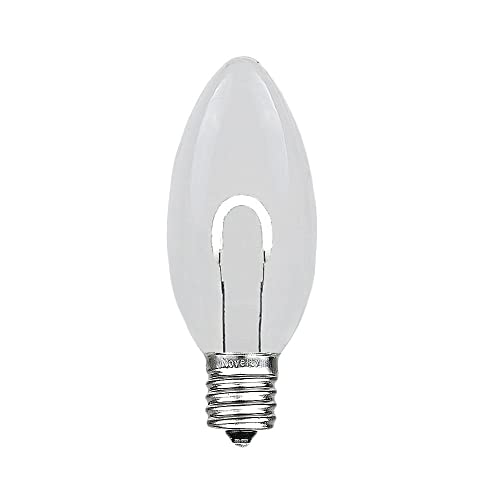Novelty Lights 25 Pack C9 LED Flex Filament Bulbs, Pure