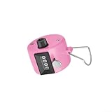 Rehoetom Contatore manuale a 4 cifre per contare persone ed eventi, clicker meccanico con ...