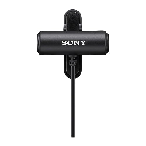 Sony ECMLV1 Compact Stereo Lavalier Microphone Ecmlv1,Black thumb #3