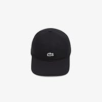 Lacoste Unisex Adult's Essentials Centre Croc Cap, Black, One Size