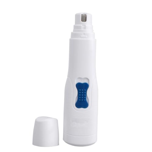 Abaodam Electric Pet Nail Grinder Ergonomic Design Low Noise Easy to Use Pet Nail Clipper for Dogs Puppies Cats and Kittens Battery Operated for Home Grooming