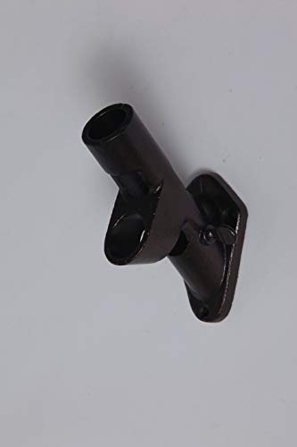 Evergreen Flag Bracket Two-Position 45 And 90 Degree | Cast Iron | Black | Hardware Incl | Outdoor Home And Garden Décor | Residential Or Commercial | Wood Metal Plastic Pole - Not Included | #TOP4