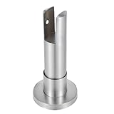 Generic Stainless Steel Toilet Partition Support Feet Bracket, 10Cm Height Public Restroom Partition Hardware Accessory for Bathroom Stall Fixtures