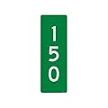 Custom 911 Address Reflective Sign (Green), Double-Sided, Engineer Grade Reflective Sheeting, Heavy Duty 0.080 Aluminum, Laminated - UV and Weather Protected, Includes Holes, 6" x 18", Made in USA