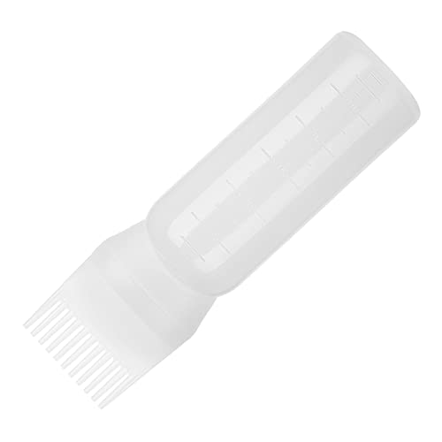 Frasco aplicador de óleo de cabelo, pincel de 160 ml, xampu, tinta de cabelo, pente de óleo, ferrame