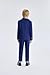 LOLANTA Boys Suit 2PCs Navy Blue Tuxedo Jacket Suit Formal Wedding Outfits (Blue 5-6 Years)