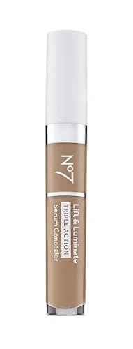 Image of No7 Lift & Luminate Serum Concealer 8ml - DEEP MEDIUM