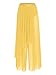 Hularka Women's Lyrical Dance Outfits Shiny Crop Top with Wide Leg Pants for Stage Performance Yellow XX-Large
