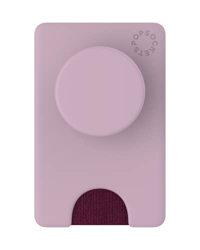 PopSockets Phone Wallet with Expanding Kickstand, Phone Card Holder - Blush Pink