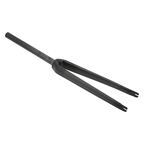 Fibra de Carbono Fibra 700C Bike Bike Front Bork C Brazo Tubo Recto Suspensión Delantero de Bifurcación Frontal Liberación Rápida (Mate)