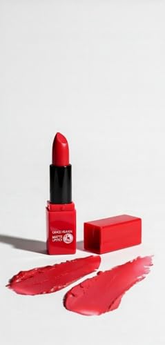 Image of Grace Heaven Matte Lipstick, Long Lasting, Smudge-Proof, Lightweight Formula, Bullet Lipstick (Bright Red)