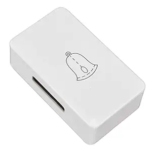 Wired Doorbell, Flame Retardant ABS No Short Circuit Door Bell Melodious Sound Mechanical Design for Office for Household for Hotel