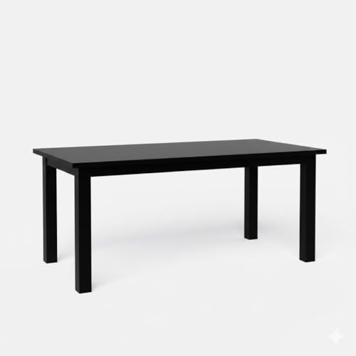 Image of Wooden Dining Table, Oak, Rectangular, Modern Style, 8 Seater, Assembly Required (Walnut, (8 seter) 1 Table)