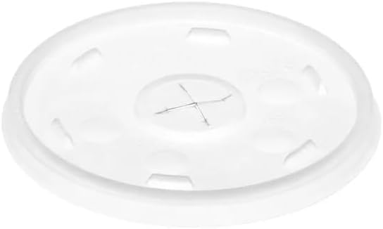 SEDLAV Cup Lids Compatible with Dart 16SL Translucent Lid with Straw Slot Compatible Lids for Dart Cup Lids, 16 oz Lids for 12-24 oz. Foam Cups (1000)