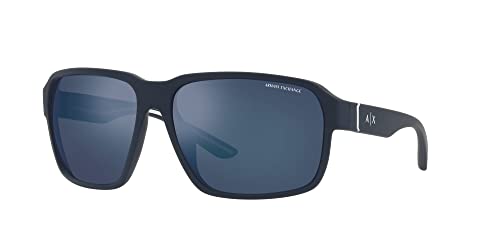 Image of Armani Exchange mens Ax4131su Universal Fit Square Sunglasses