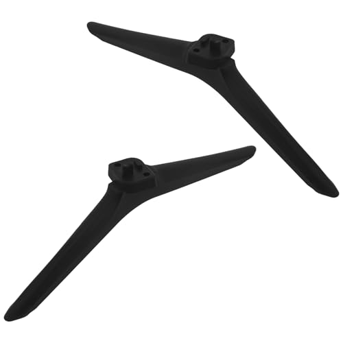 SMASOLO Bases de Repuesto para TV de Pantalla Plana 50-55 Pulgadas, Patas Antideslizantes de Abs con Tornillos, Soporte para Base de TV, Patas de Soporte Estables para Escritorio,