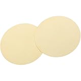 Garneck 2 Runde Messingplatten aus Messing 2 Stück Flexibel und Vielseitig für Selbstgemacht Schmuck und Bastelarbeiten mit 0,02 Zoll Dicke und 2,5 Zoll Durchmesser