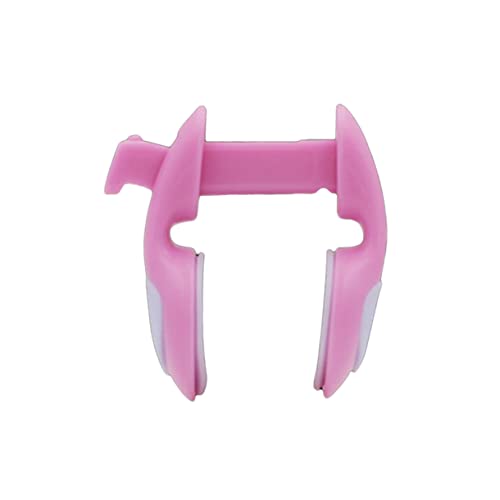 Totority Waterproof Nose Guard Silicone Nose Clip for Diving Swimming for Adults Unisex Swimming Accessories (Rosy)