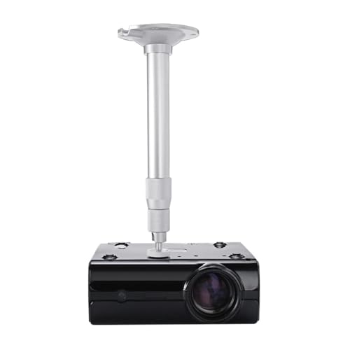 Soporte para proyector de techo y pared con rotación 360 ajustable WZATCO A20 para colgar