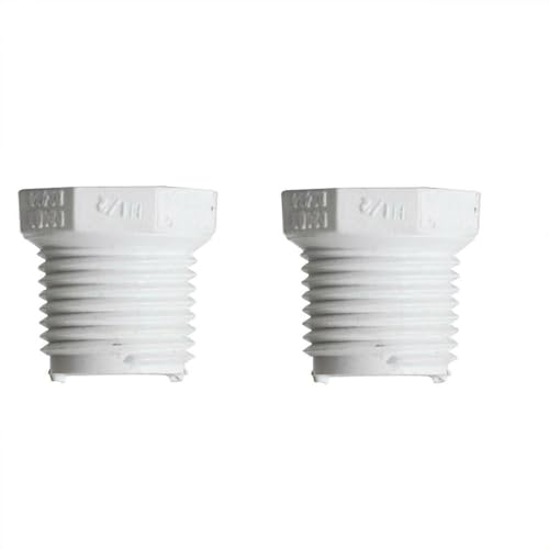 GULUANT 2 Pack Replacement 1/2 Inch x 1/4 Inch Threaded x Threaded PVC Bushing Sch 40 for Primex 88206