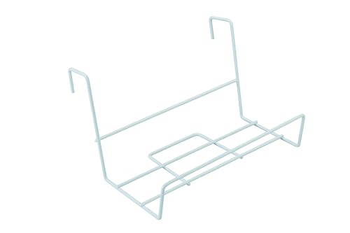 Sauvic 03215 Support Balcon pour Jardinières Acier Plastifié Blanc 41 x 21 x 23 cm