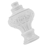 Têtes de tringle à rideaux : vous aurez une bonne expérience d'utilisation grâce à la bonne finition de ce produit, embouts de tringle à rideaux capuchon décoratif