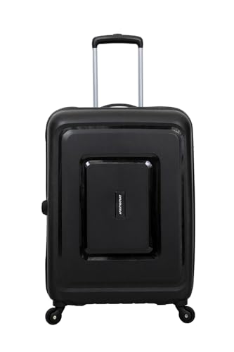 Image of VIP Aristocrat 4 Pc Set Cabin 55 cm (Small),65 cm (Medium),75 cm (Large) 4 Wheels Trolley,52 CM Wheel Duffle Trolley Bag,Hard Case Lightweight Suitcase with 7 Years International Warranty (Black)