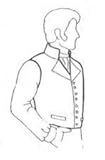 1812 Men's Regency Era Waistcoat Pattern