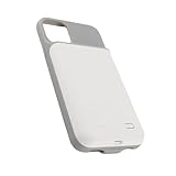 BONKZEBU Phone Battery Box/Cover Portable 6000mAh Extended for 11, 360 Degree Protection for Travelers, ABS Material (White)