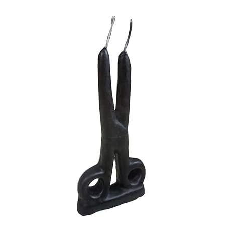 NeeaaN Candles Black Scissor Decorative Wax Candle- Unscented Soy & Paraffin Wax for Spell Casting, Home Decor, and Halloween - Perfect for Rituals and Aromatherapy (Scissor Shape)