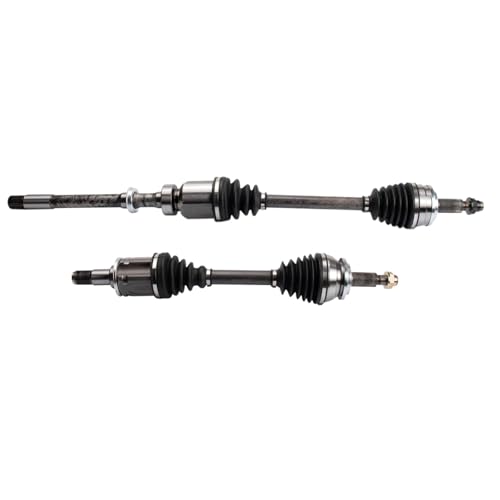 Image of TRQ Front Driver and Passenger Side CV Axle Assembly Set 2 Piece Compatible with 2006 Toyota RAV4 V6 3.5L 4WD, 2007-2012 RAV4 V6 3.5L 4WD