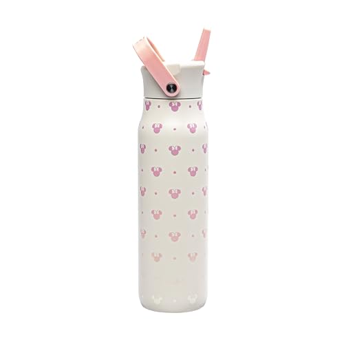Zak Designs Disney Minnie Mouse Harmony Water Bottle for Travel or At Home