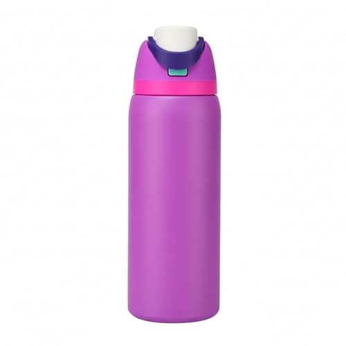 Image of House of Quirk Sippease Stainless Steel Water Bottle with Straw for Sports and Travel BPA-Free 950ML (Orchid)