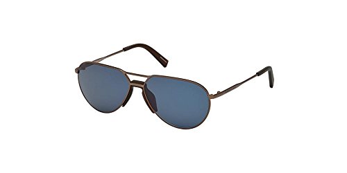 ERMENEGILDO ZEGNA EZ0096-37V METAL SUNGLASSES Bronze 59MM