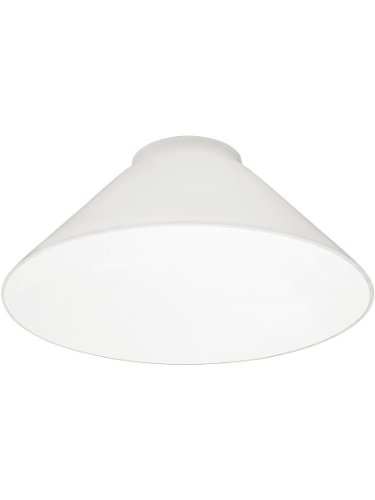 White Cone Shade With 3 1/4" Fitter