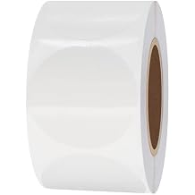 Hybsk Clear Seal Sticker Envelope Seals 1.5 inch Round Circle Wafer Labels 1.5 inch Round