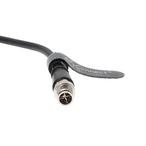 Cable Ethernet Externo M12 a RJ45 1 m Cat6a Negro miniatura 3