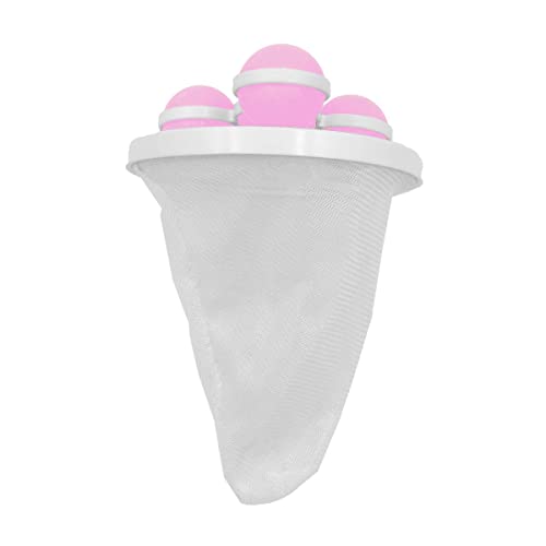 Tiardey 3PCS Floating Hair Filtering Mesh Waschmaschine Haarfilter Reinigungsnetzbeutel Wiederverwendbarer Haushalt Haarfilter Netzbeutel