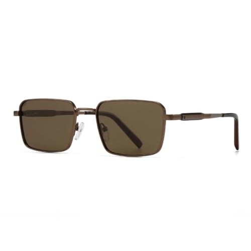 Lunettes de soleil homme contre l'éblouissement monture métal rétro femme