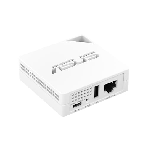 ASUS RT-AX50 Go Dualband-WLAN 6 (802.11ax) Mini-Reiserouter (unterstützt 4G- und 5G-Mobilfunk-Tethering und öffentlichen WLAN-Modus (WISP), umfassende VPN-Funktionen, einfache Einrichtung)