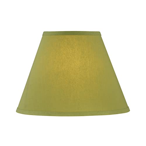Image of Aspen Creative 32640 Transitional Empire Shape Spider Construction Lamp Shade in Lime Green, 6 inch Top x 12 inch Bottom x 9 inch Slant Height
