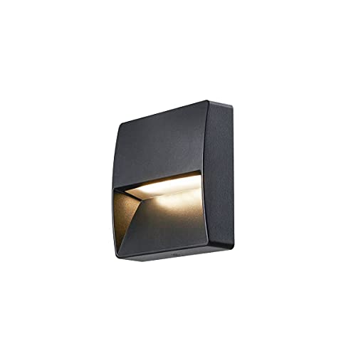 SLV Wall-Mounted Light DOWNUNDER Out/Illumination for Walls Paths, entrances, Built-in Outdoor Light