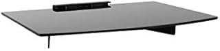 TechOrbits Glass Wall Shelf – Wall Mount Shelf for DVD Multi Media Components
