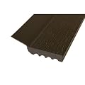Randall Manufacturing V-37, 7-Feet Dual Vinyl Garage Door Seal for Top and Sides (Brown)