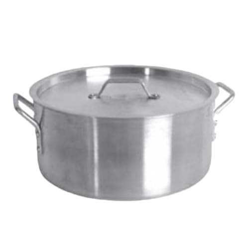FSE SLSBP015 Brazier, 15 Quart, with lid, encapsulated Base, 18/8 Stainless Steel, NSF